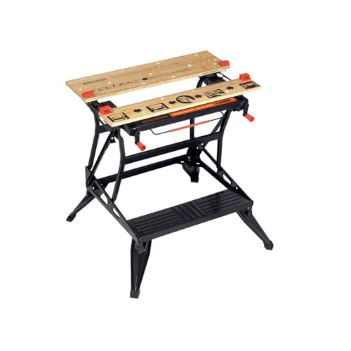 BLACK+DECKER WM825 Banc de Treball Delux Workmate amb Doble Alt...
