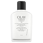 Olay Face Moisturizer, Complete with Sunscreen SPF 15, For Sensitive Skin, Fragrance Free, Daily Facial Lotion, Lightweight Hydrating Broad Spectrum Sun Protection - Vitamin C, E, and Niacinamide, 120 mL