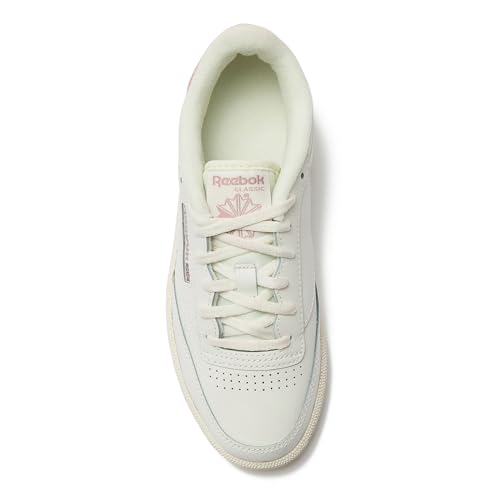 Image of Reebok Club C Girls and Boys Shoes for Kids, Toddler, Little Kid or Big Kid Sneakers, Chalk /Chalk /Smokey Rose, 11.5 Little Kid