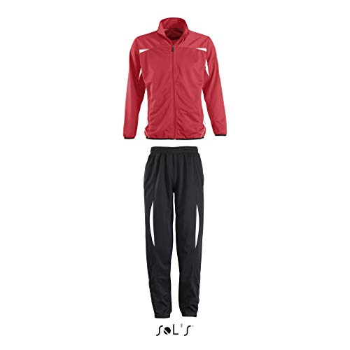 SOL'S Camp Nou Pantalon Homme en interlock de polyester stretch sport noir