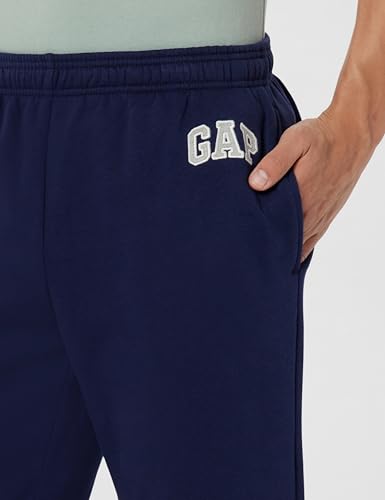 Image of Gap Men Embroidered Standard Fit Ankle Length Joggers