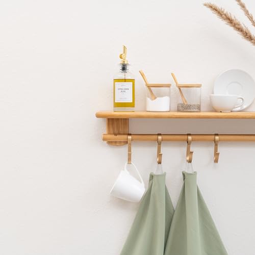Image of Organic Cotton Bulk Sage Green Flour Sack Kitchen Towels - 50 Pack, 100% Cotton, Lint-Free, Quick-Drying and Lightweight Kitchen Towels for Baking, Cleaning and Dish Drying (Sage Green)