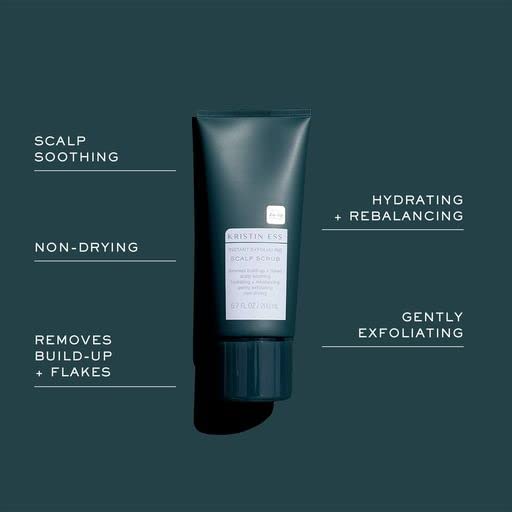 Miniatura 5 de Kristin Ess Exfoliante instantáneo para el cabello para la acumulación y la caspa, tratamiento calmante del cuero cabelludo seco, hidratante +