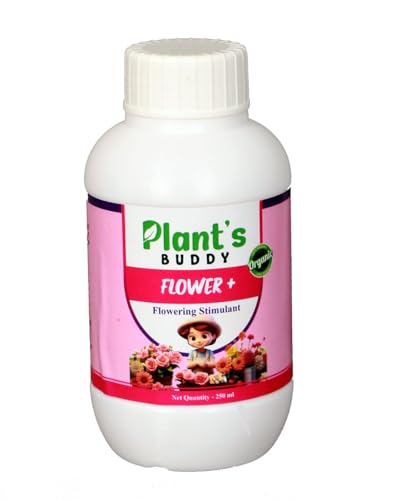 Image of PLANT'S BUDDY Flower+ | Organic Flowering Booster, Plant Energizer & Yield Enhancer | Boosts Blooms, Canopy Growth, Fruit Maturity & Shelf Life | For All Flowering & Fruiting Plants - 250ml