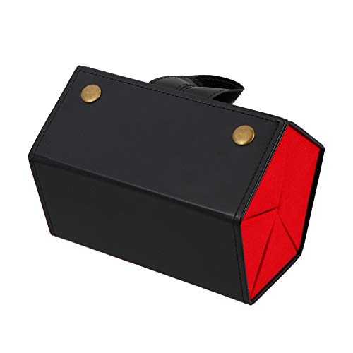 FAVOMOTO PU Organizador 5- Slot De Couro Óculos De Sol Dobrável Óculos Glasse Caso Caso De Exibição