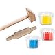 SES Creative | My First Knete mit Werkzeug für Kleinkinder ab 12 Monaten | 3 Farben Rot Gelb Blau | Glutenfrei & Hypoallergen | Waschbar & Sicher | Kreativspielzeug Baby | Geschenkidee Knete ab 1 Jahr