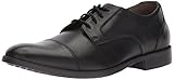 Bostonian Men's Garian Cap Oxford, Black Leather, 8 Medium US