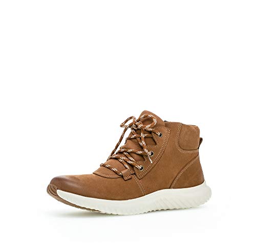 Gabor Femme Bottines, Dame Bottines à Lacets,Demi Bottes,Bottillon à Lacets,Camel (Mel.),38.5 EU...