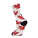 KLL Canada Red Maple Leaf Fashion crew socks men running lightweight wicking sweat socks for men (2-Pair)