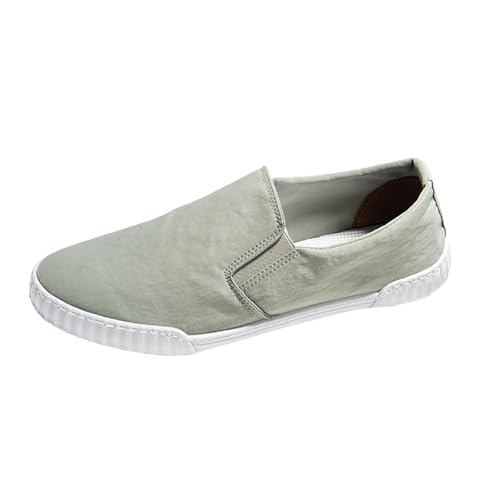 Mocasines de lona para hombre en verde claro talla 41 1/3