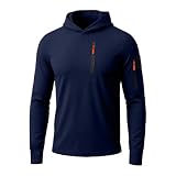 Sun Shirts for Men Hooded UV Sun Hoodie Fishing Shirt...