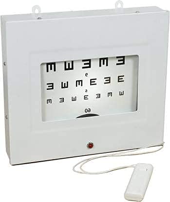 CARE VISION EYE TESTING DRUM Vision Test Chart Distance Vision Illuminated Eye
