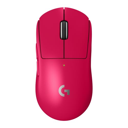 Image of Logitech G PRO X SUPERLIGHT 2 LIGHTSPEED Wireless Gaming Mouse, Lightweight, LIGHTFORCE Hybrid Switches, HERO 2 Sensor, 32,000 DPI, 5 Programmable Buttons, USB-C Charging, PC & Mac - Magenta