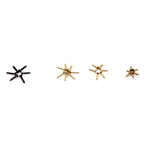 Baumarkt, Eisenwaren,Nagel, Schrauben Befestigungen, Schrauben, Kreuzschlitzschrauben (Gold und Schwarz 1200PCS) - Image 4