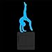Interruttore Adesivo Luce 5 Pezzi Ginnasta Sport Home Decor Switch Adesivo Divertente Glow Wall Adesivo per Palestra Bambini Camere Bambini Camera da Letto Decorazione Decalcomania Luminosa BE