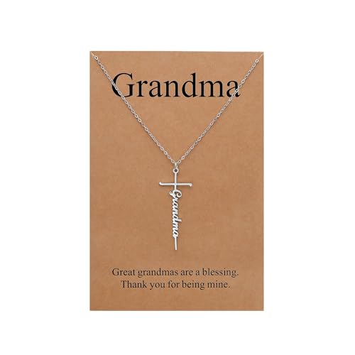 Grandma Cross Necklace