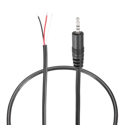 Cable de audio auxiliar 2.5 mm 0.25 m 5 piezas miniatura 1