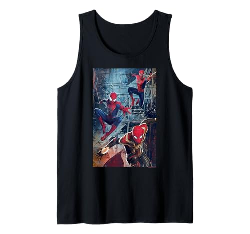 Vêtement Spider-Man haut sans manches Marvel rétro pour homme et ado