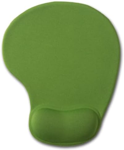 Office Mousepad with Gel Wrist Support - Ergonomic Gaming Desktop Mouse Pad Wrist Rest - Design Gamepad Mat Rubber Base for Laptop Computer (05Green) - classic Series