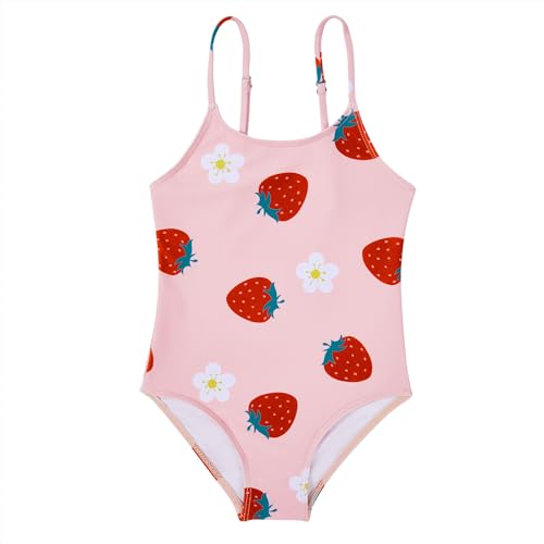Image of Zando Girls Bathing Suit Size 2-10 Years - Cute Toddler Swimsuit Girl Adjustable One Piece Swimwear for Summer Beach Wear