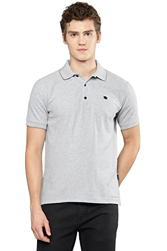 Image of Allen Cooper Solid Pure Cotton Polo Tshirts for Men