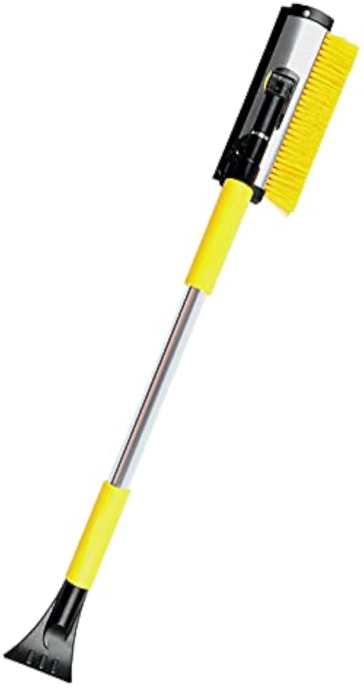大阪通販 2列ナイロンスノーブラシ付き車両除雪ショベル Evaスポンジカバー付き 長さは自由に調整可能 黄 特別価格セール Www Littleshopp Com