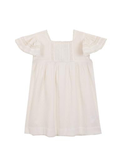 Robe fille gocco broderies de luxe et détails jaretas faits main