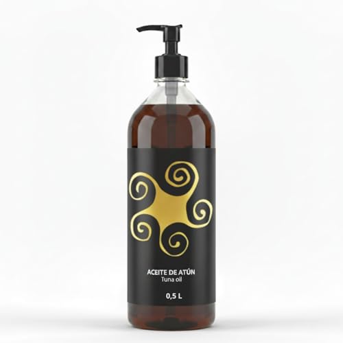 Lenda Aceite de Atun 500 ml para Perros y Gatos con Omega 3 y 6 - Tuna Oil for Dogs and Cats - Aceite de Pescado Rico en Omega 3 - Acidos Grasos Esenciales para Piel y Pelaje