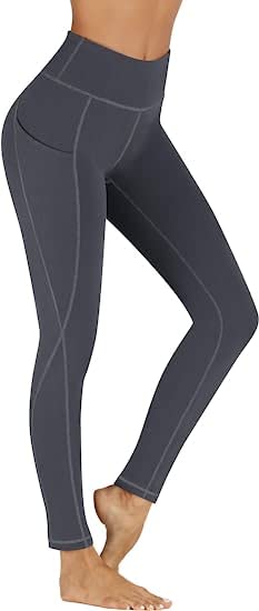 Womens Girls High Waist Yoga/Gym Pants Active wear Lowers 3 Pocket (2 Side and 1 Waist Zip Pocket) Ankle Length Leggings, 4 Way Stretch Fabric-image-25