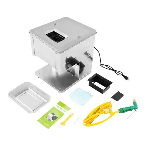 Cortadora eléctrica de carne 1500W acero inoxidable miniatura 7