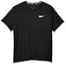 Nike Herren Miler T-Shirt, Black/Reflective Silv, L EU Nike Herren günstig Kaufen-Nike Herren Miler T-Shirt, Black/Reflective Silv, L EU