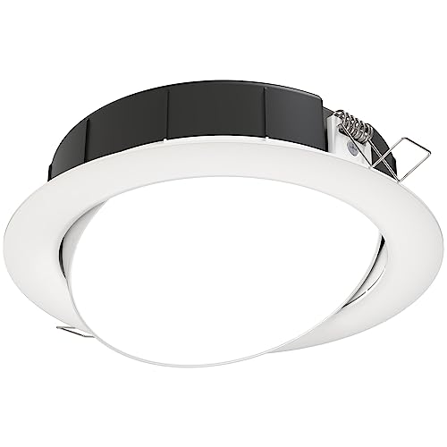 Image of Juno 6 inch Adjustable LED Wafer Downlight, 5-in-1 CCT, Matte White