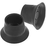 ANDRESLAD Cubrepatas Antideslizantes para Trampolín Ventosa Grande 2 Piezas de Goma Silenciosa Protección Resistente para Patas de Trampolín Accesorio Seguro y Duradero para Uso