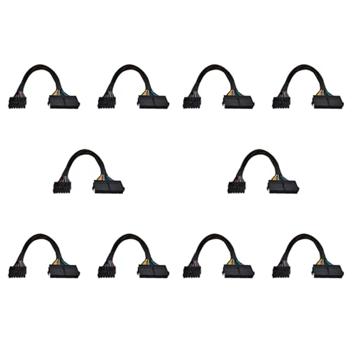 Adaptateur ATX PSU 24 à 14 broches tressé 30 cm pour PC de bureau