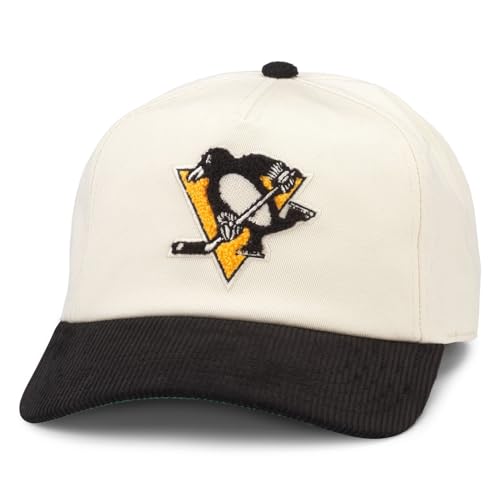 Image of AMERICAN NEEDLE National Hockey League Officially Licensed NHL Burnett Adjustable Snapback Baseball Hat