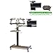 FORMA S.F. D-U-N-S® Certified Badminton Stringing Machine, Standing Type, Full Metal Black Gold, Comes with a Complete Set of Stringing Tools, 10 Badminton Strings
