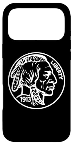 バッファロー ニッケル コイン コレクター 5セント 貨幣学 1913 アメリカ スマホケース iPhone 17 Pro Max 用