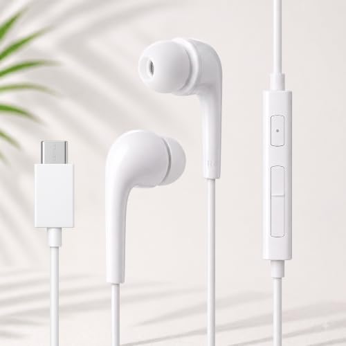 Generic Type C Wired Earphone White - Image 7
