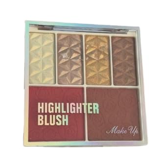 Generic Highlighter & Blush Makeup Palette | 4 Highlighter Shades & 2 Blush Shades | Lightweight, Blendable Face Makeup Palette | Pack of 1-image-38