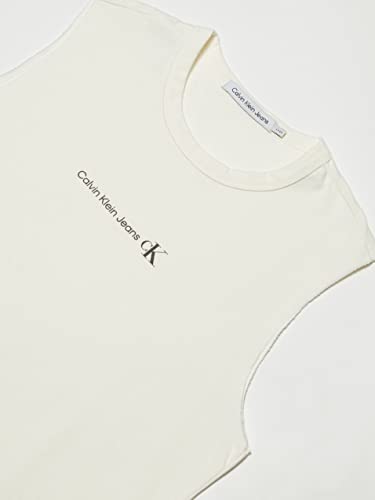 Vestido casual muscle tee, Calvin Klein, Feminino, off white, P