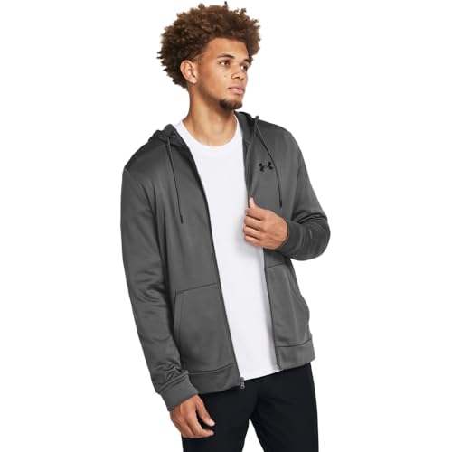 Sweat UA Rival Fleece Fz Hoodie Under Armour pour vos séances de sport en plein air