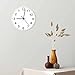 The Geeky Days Run Backwards Clock 12inch Arabia Numbers Battery Operated Silent Quartz Anticlockwise Reverse Anti Acrylic Wall Watch Home Decor Run Counter Round Timepieces