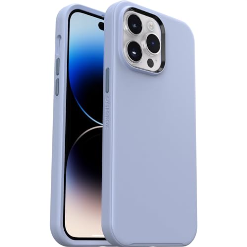 OtterBox iPhone 14 Pro Max (Only) Symmetry Series+ Case - Bluebell - Ultra-Sleek - Snaps to MagSafe - Raised Edges Protect Camera & Screen - Non-Retail Packaging