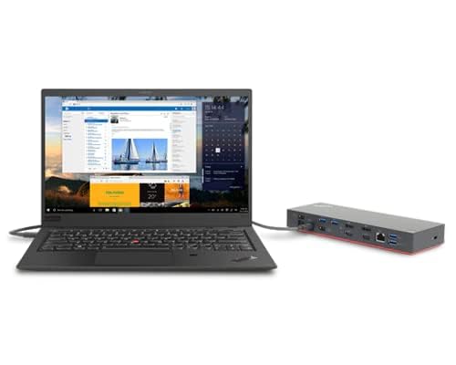 Commutateur KVM Lenovo ThinkPad Thunderbolt 3 Dock 3840x2160 - vue 8