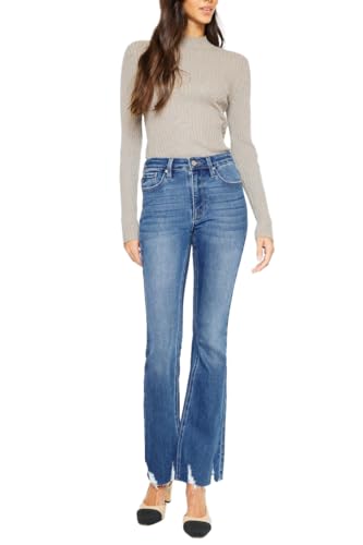 SALT TREE Kancan - Brenda High Rise Bootcut Jeans - Essential, KC11259