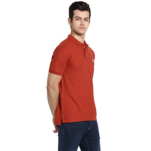 Image of Red Tape Men's Solid Regular Fit Polo