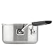 KitchenAid 71018 Stainless Steel Saucepan with Pour Spouts, 1 Quart - Brushed Stainless Steel
