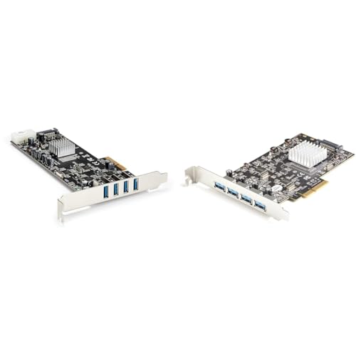Image of StarTech.com 4 Port USB 3.2 Gen 2 (10Gbps) PCIe Card - 4 Port USB Type-A PCI Express Card