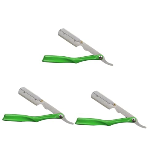 Rasoir manuel pliant Healvian et support de lames ergonomique pour barbier