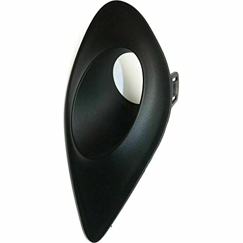 Image of Front Right Passenger Side Fog Light Bezel Molding Cover Grille Trim Black Textured PP Plastic For 2015 16 17 18 19 20 21 22 2023 Dodge Charger For Scat Pack SRT392 Hellcat Models 68280428AA CH1039171